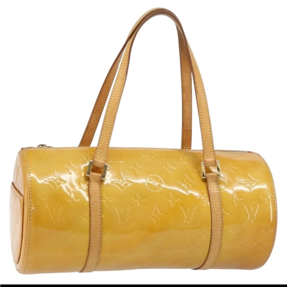 Louis Vuitton Beige Monogram Vernis Papillon Bag